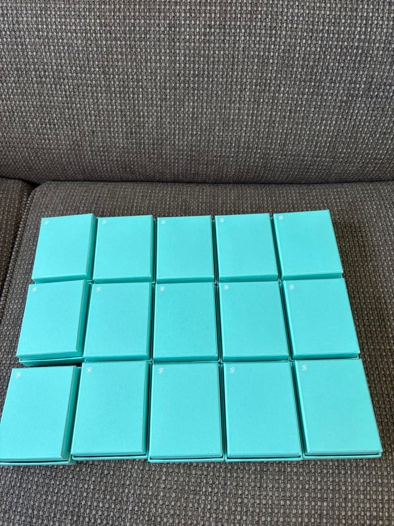 国内旧型　美品ティファニー空箱　巾着15セット