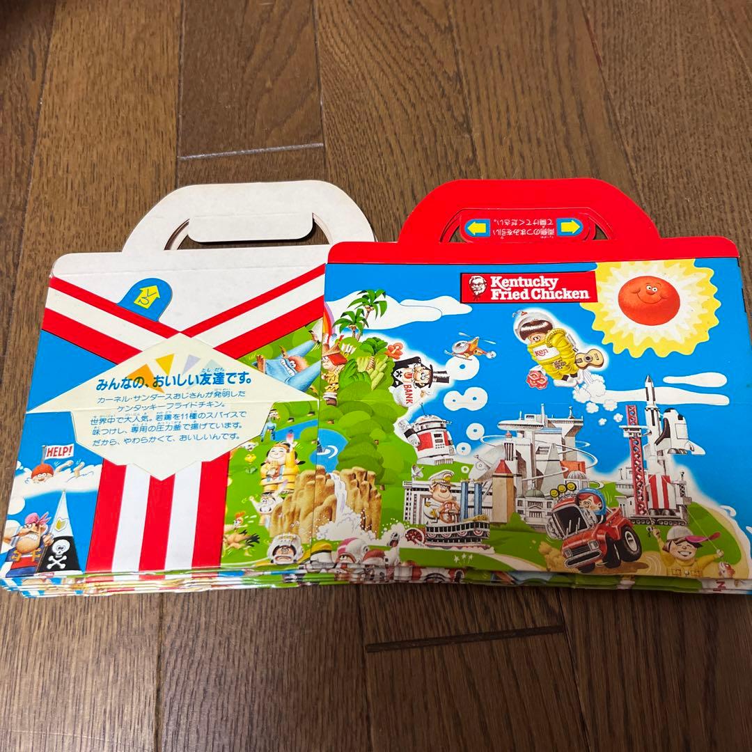 非売品　未使用　昭和レトロ　ケンタッキー　ノベルティ　コップ　袋　お子様セット箱