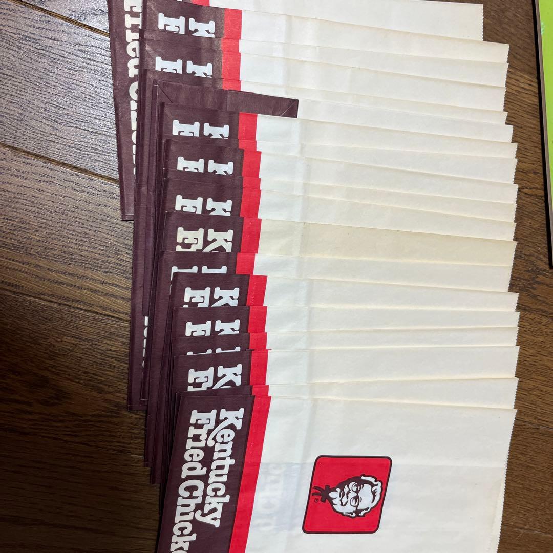 非売品　未使用　昭和レトロ　ケンタッキー　ノベルティ　コップ　袋　お子様セット箱