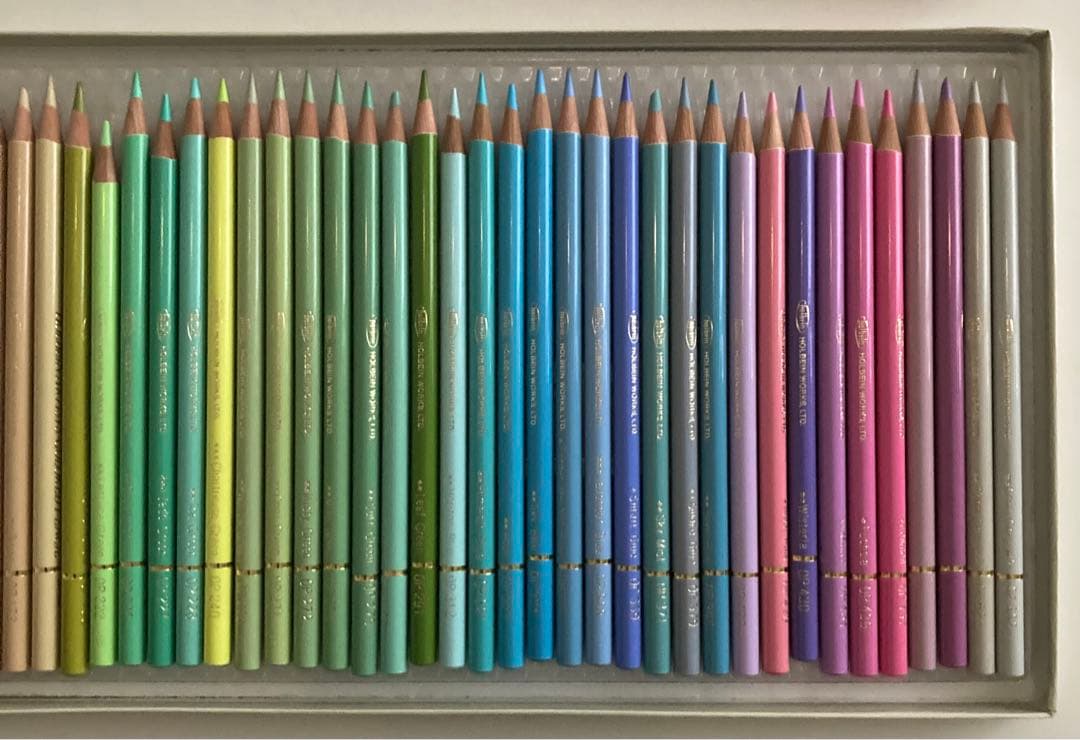 ホルベイン色鉛筆 パステルトーン50色セット