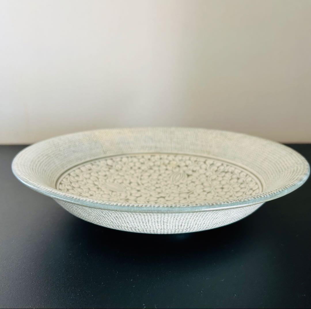 未使用品　三島菓子器　工芸品　茶道