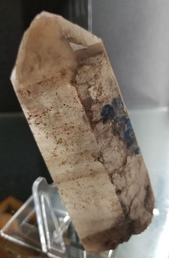 パパゴアイト入り水晶(南アフリカ産)