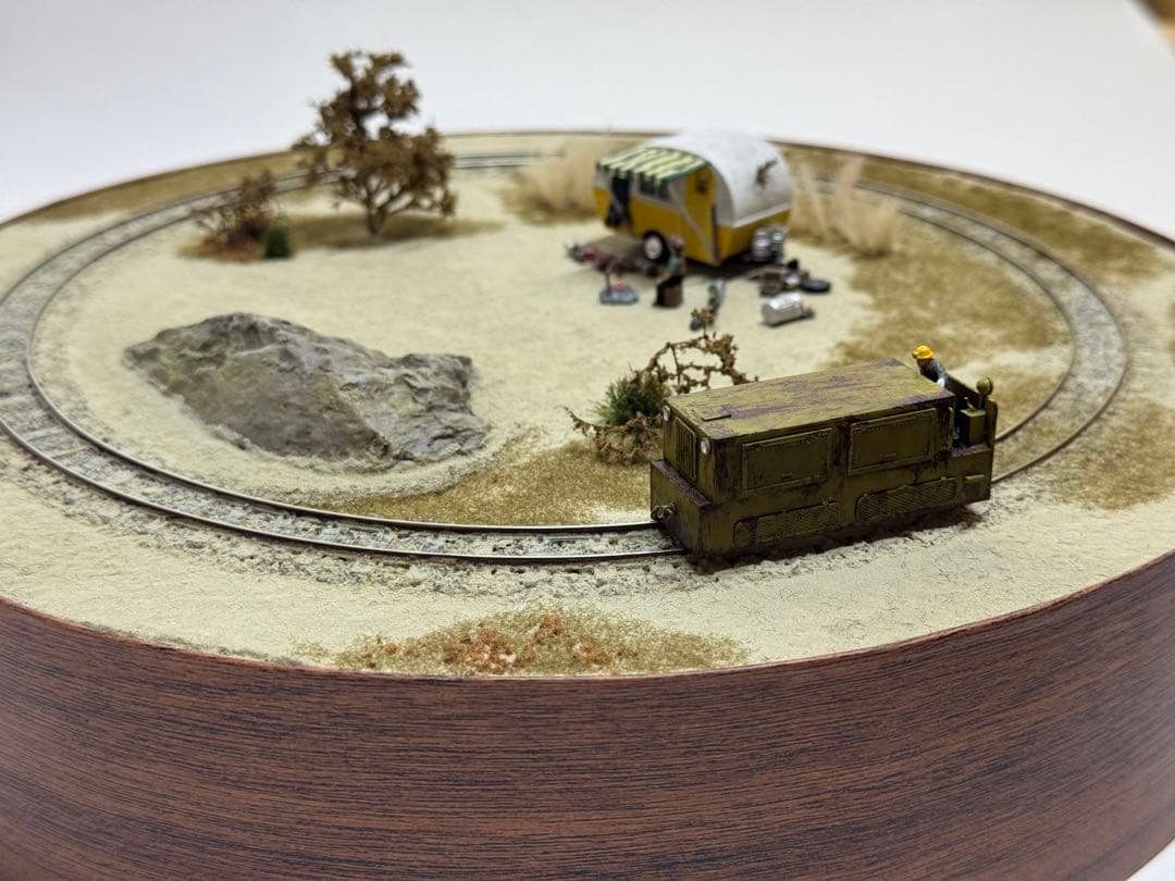 K*T様 「町外れのソロキャンパー」ジオラマ