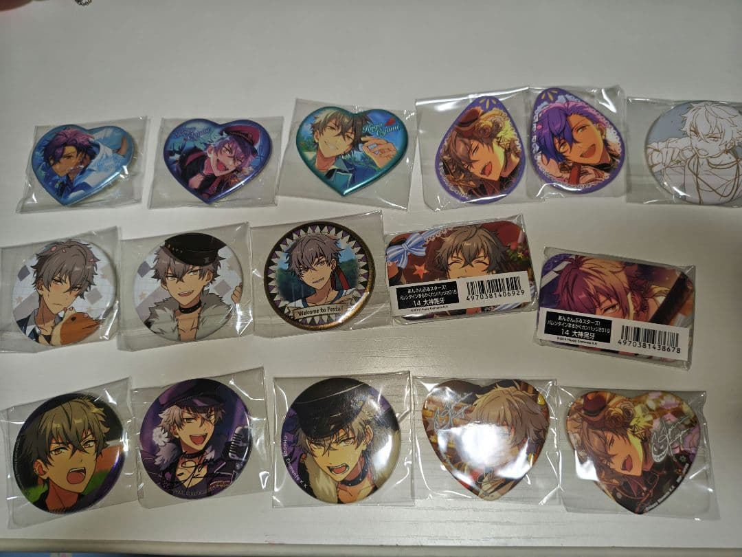 大神晃牙　コレ缶コンプセット　缶バッジ 87点　まとめ売り　あんスタ