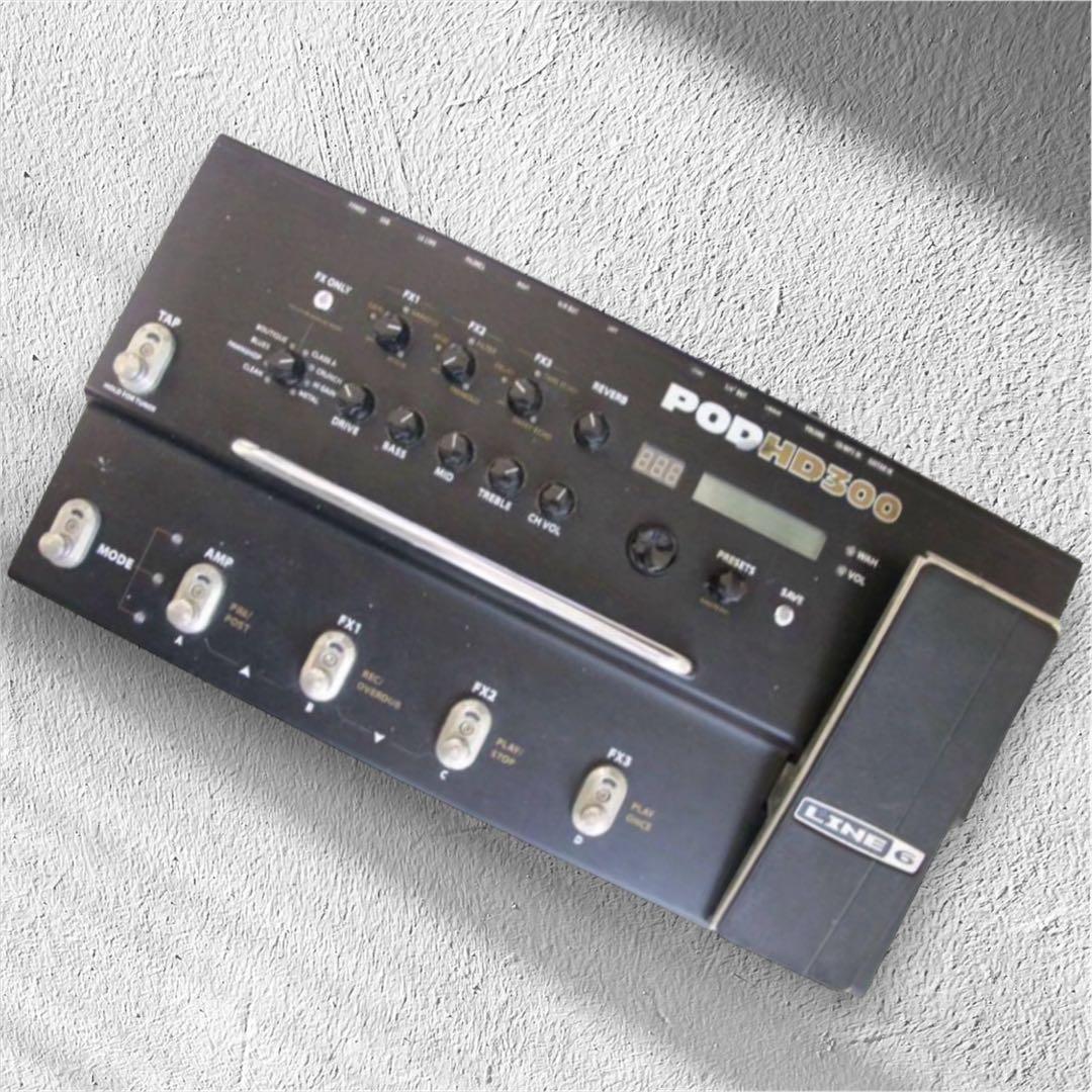 【動作確認OK】LINE6 POD HD300 マルチエフェクター　boss