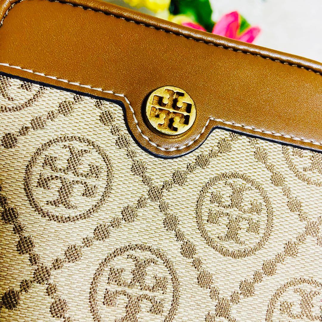 極美品✨TORY BURCH✨トリーバーチ✨財布✨モノグラム✨ジャガード✨限定