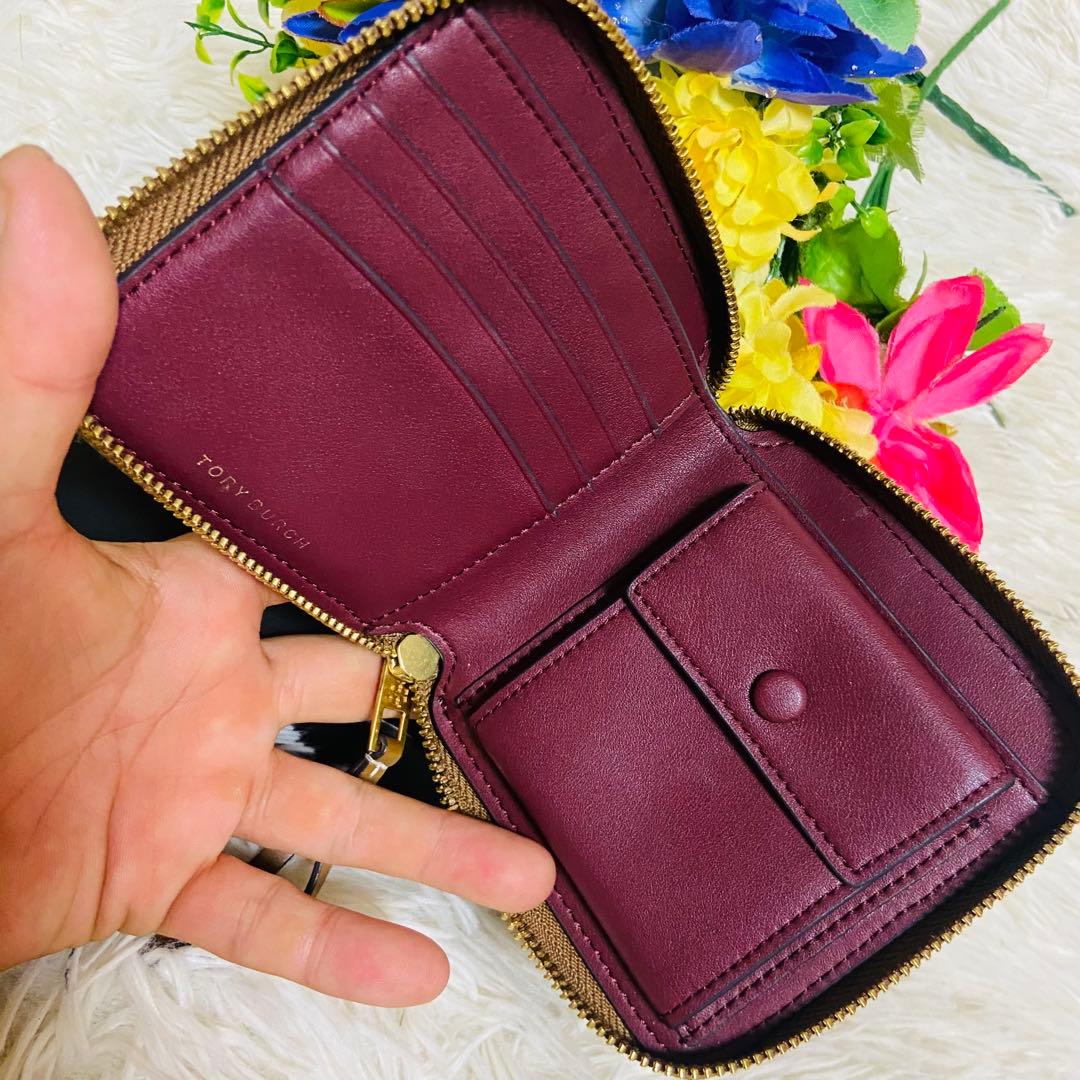 極美品✨TORY BURCH✨トリーバーチ✨財布✨モノグラム✨ジャガード✨限定