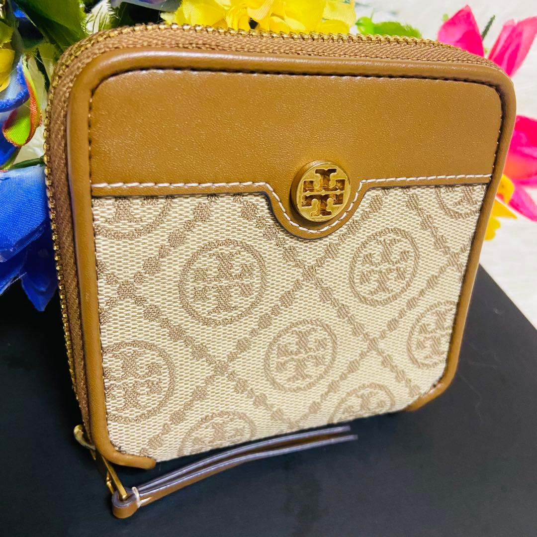 極美品✨TORY BURCH✨トリーバーチ✨財布✨モノグラム✨ジャガード✨限定