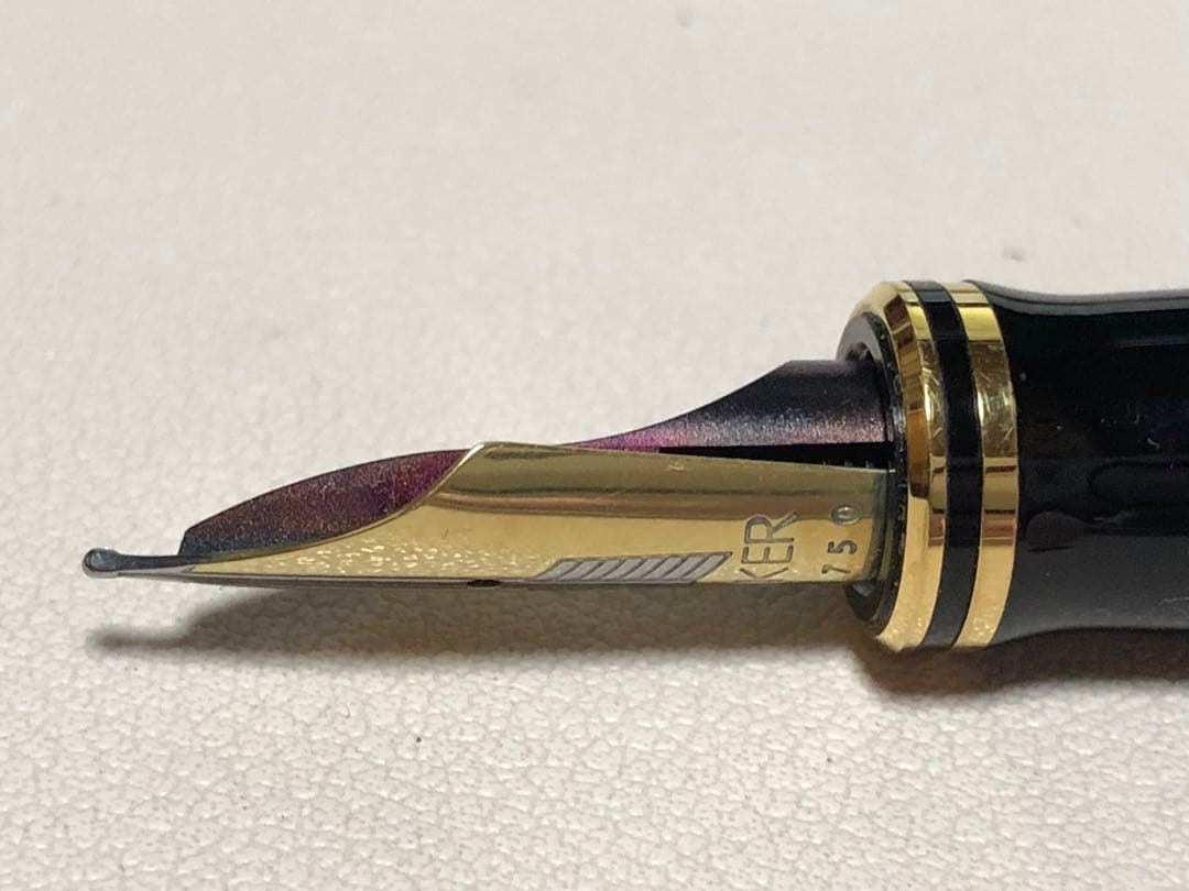 パーカー デュオフォールド センテニアル マーブルレッド