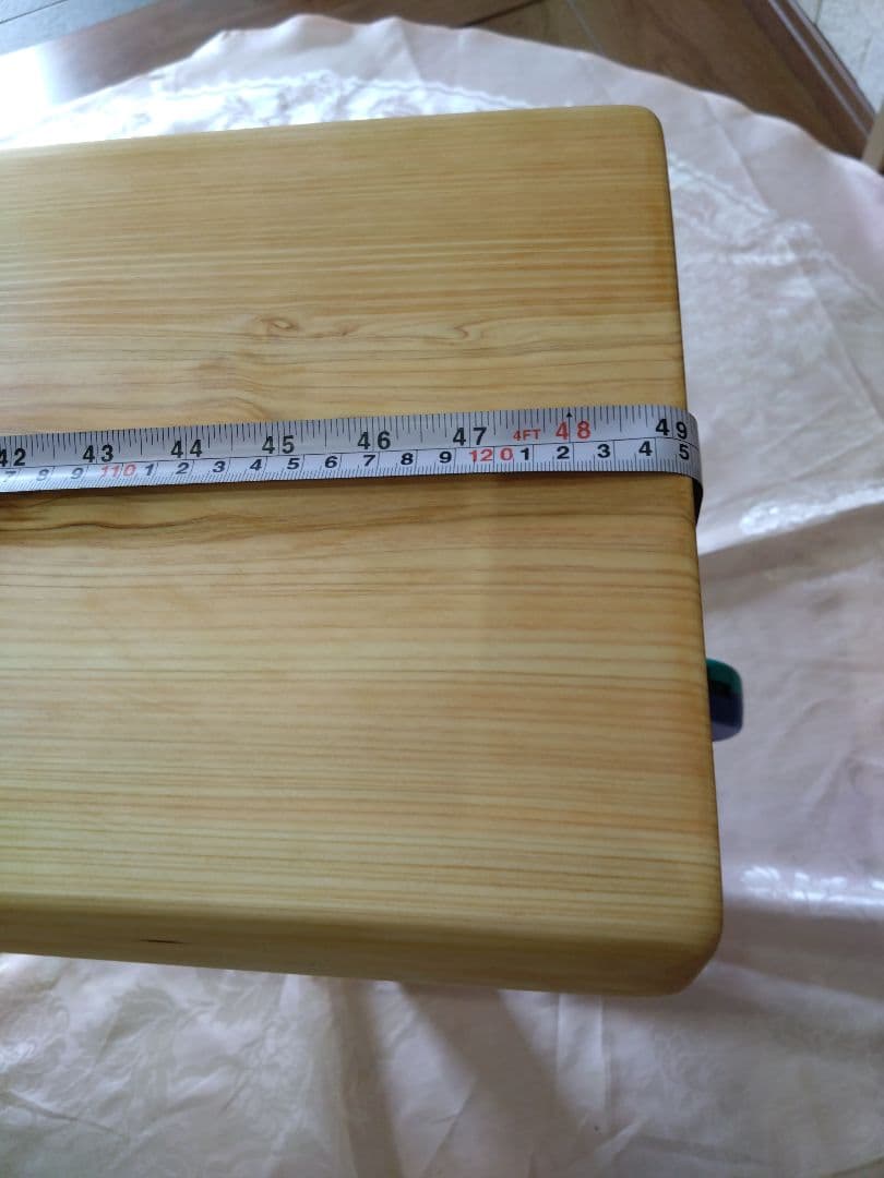 檜のベンチ（81）　タカになります❕耳付き、節無し