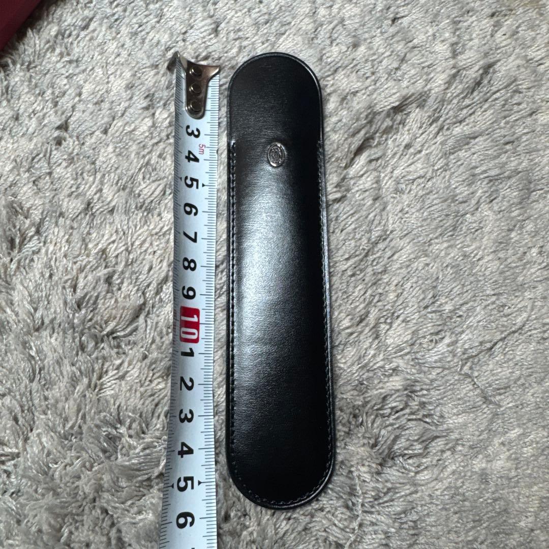 【未使用】Cartier カルティエ ペンケース 本革 レザー ブラック 箱付き