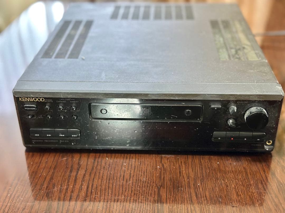【ジャンク品】KENWOOD DM-E9 ミニディスクレコーダー