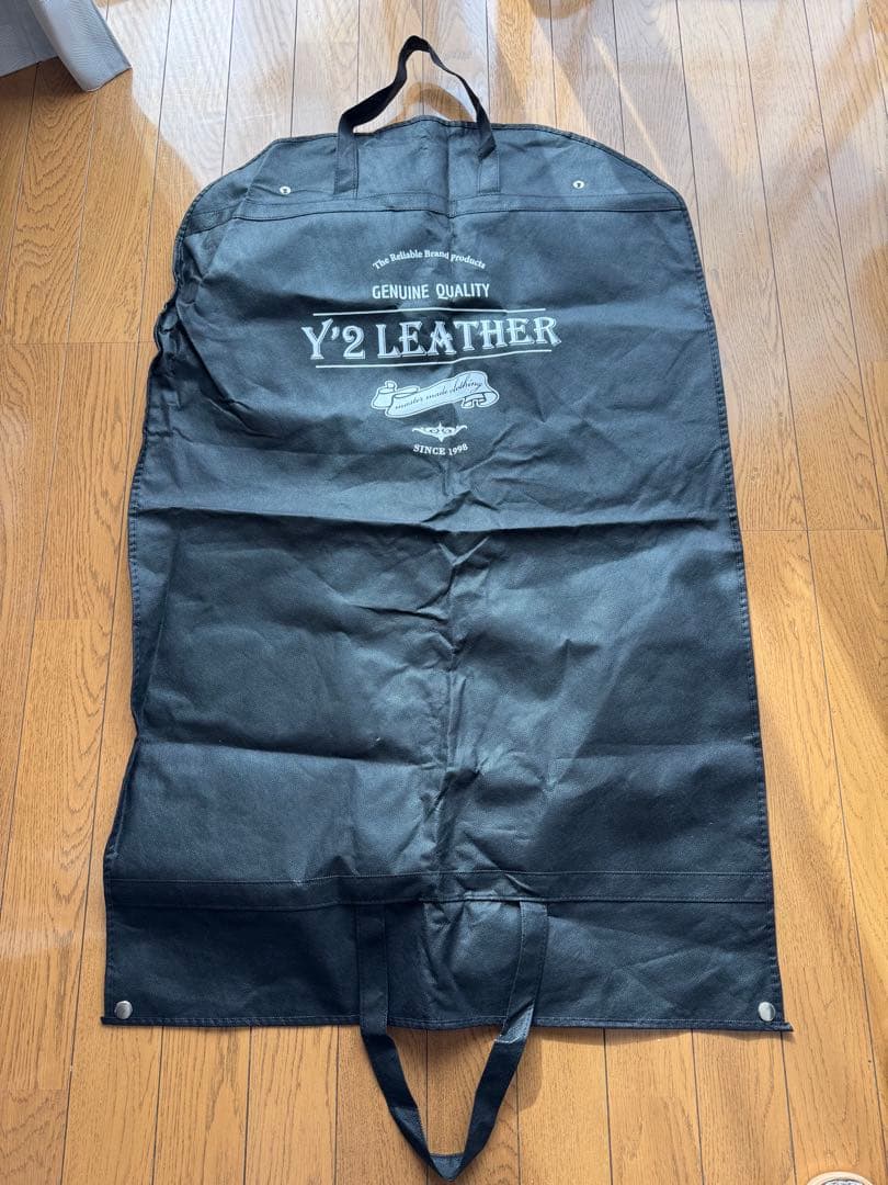 Y2 LEATHER ブラック シングルライダースジャケット 40