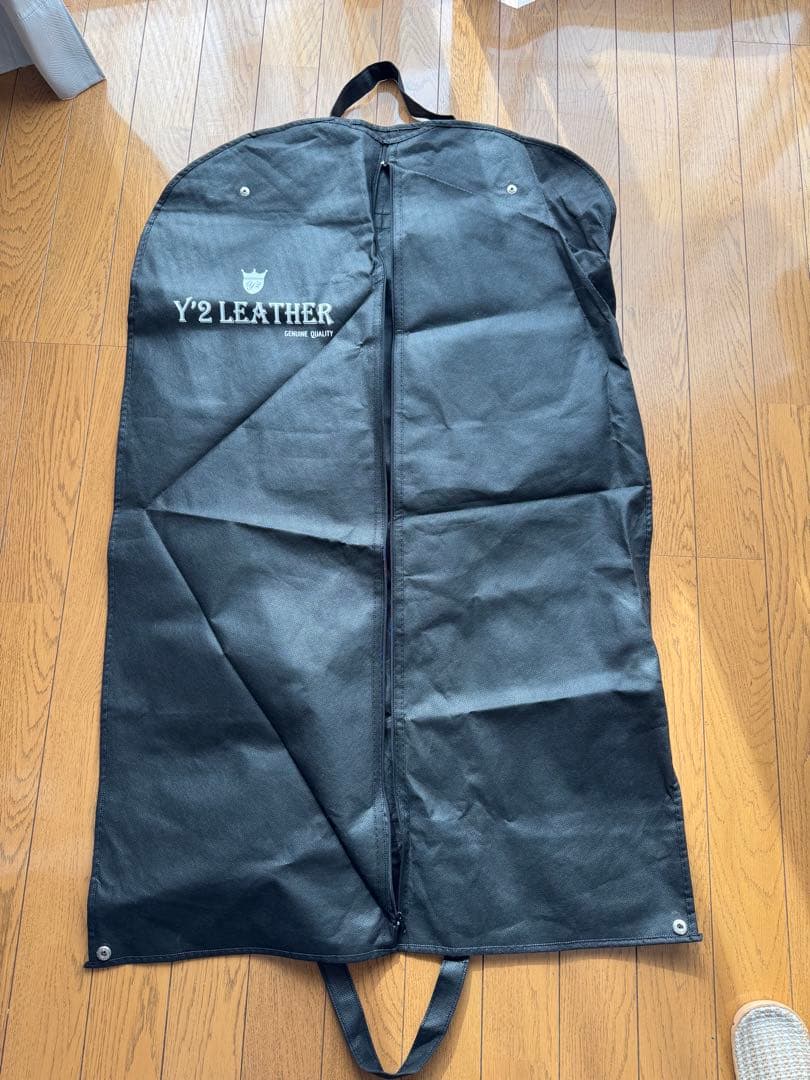 Y2 LEATHER ブラック シングルライダースジャケット 40