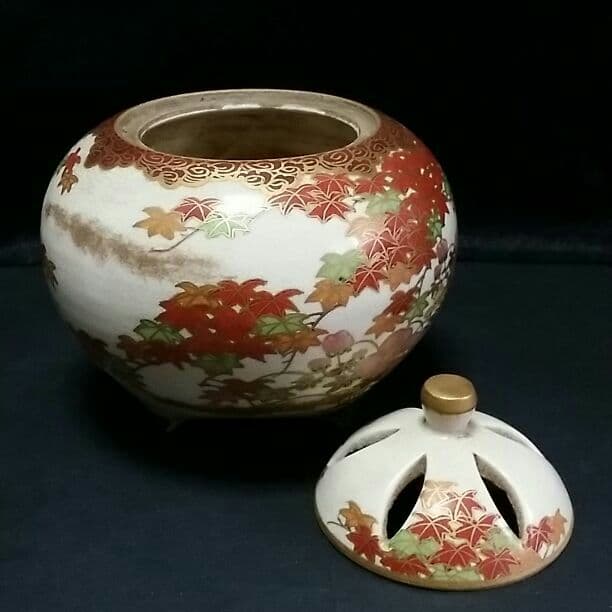 香炉　薩摩焼き