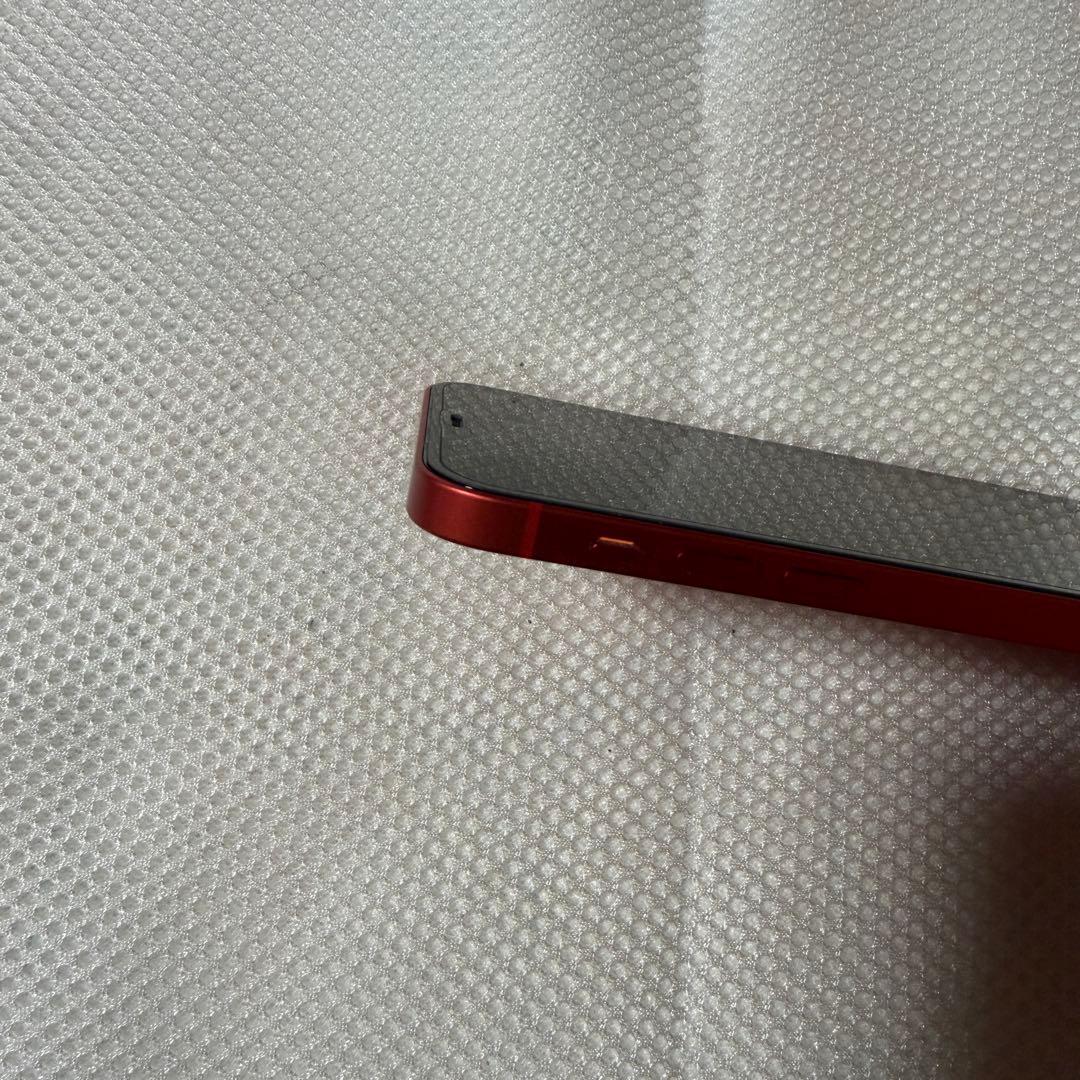 美品 SIMフリー iPhone12 256GB レッド バッテリー97%