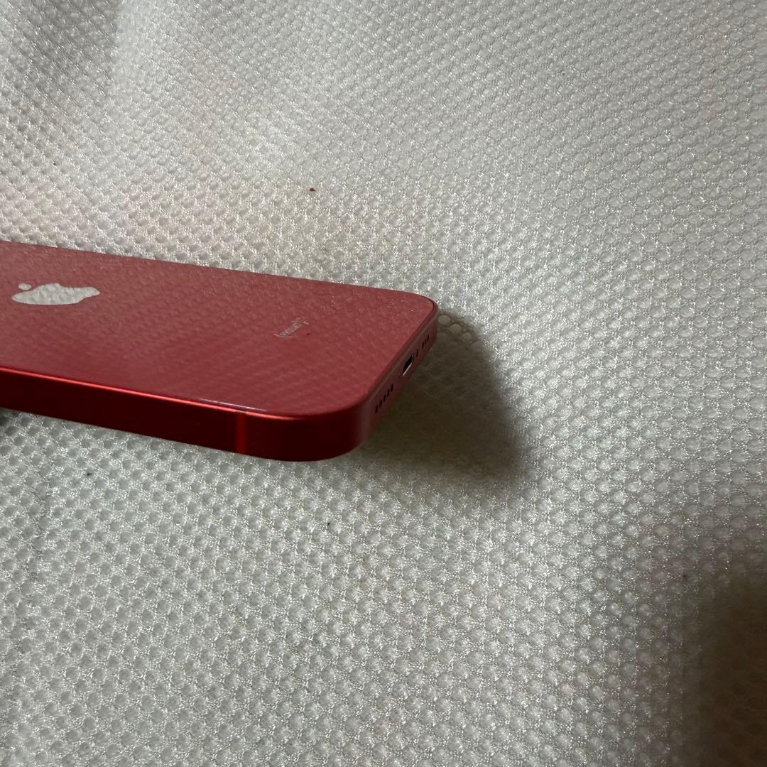 美品 SIMフリー iPhone12 256GB レッド バッテリー97%