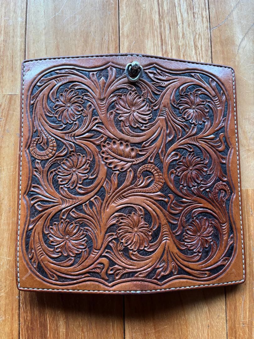 ◾️BLANK HEAD フルカービング ロングウォレット