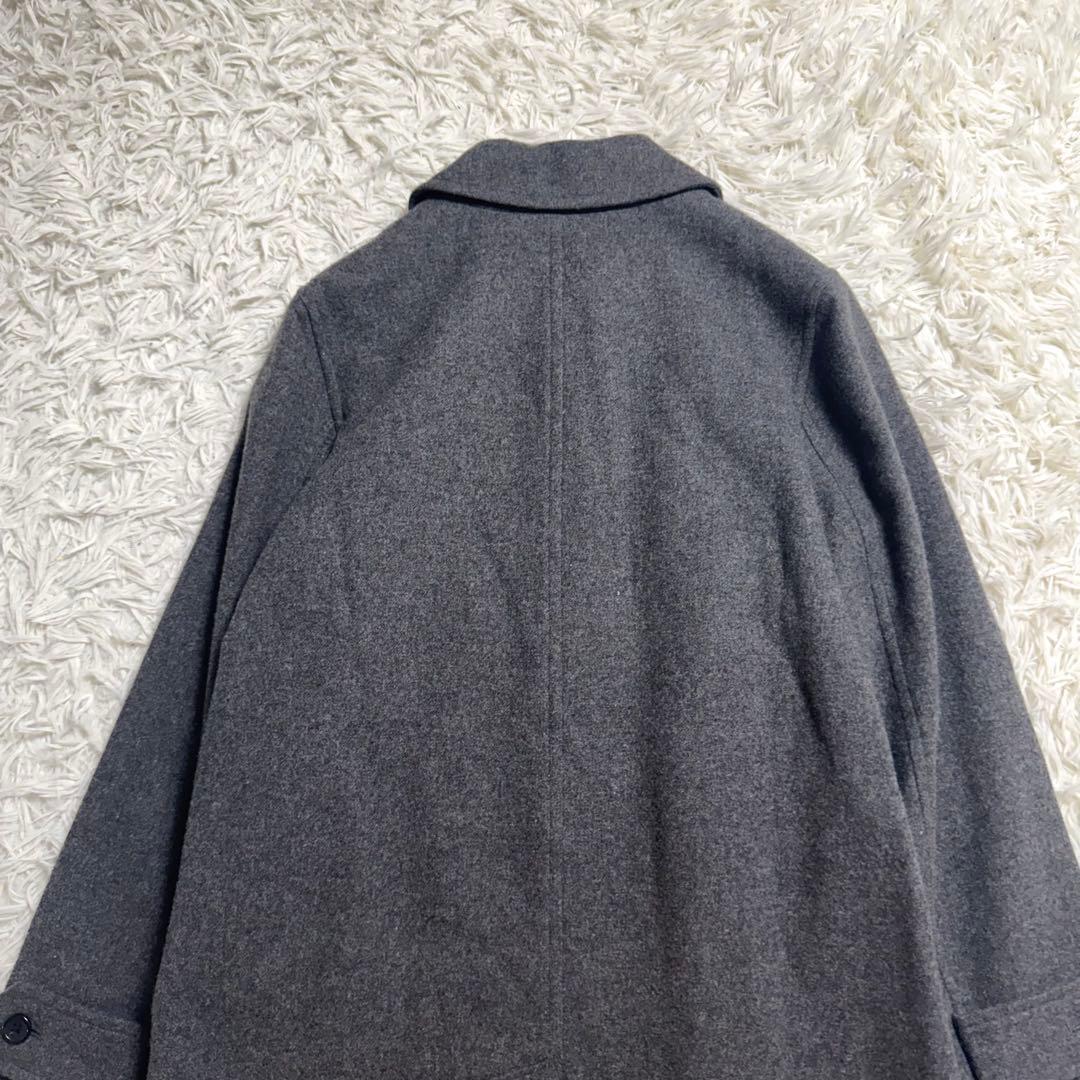 【近年極美品✨】マーガレットハウエル　ソフトウール コート チャコールグレー