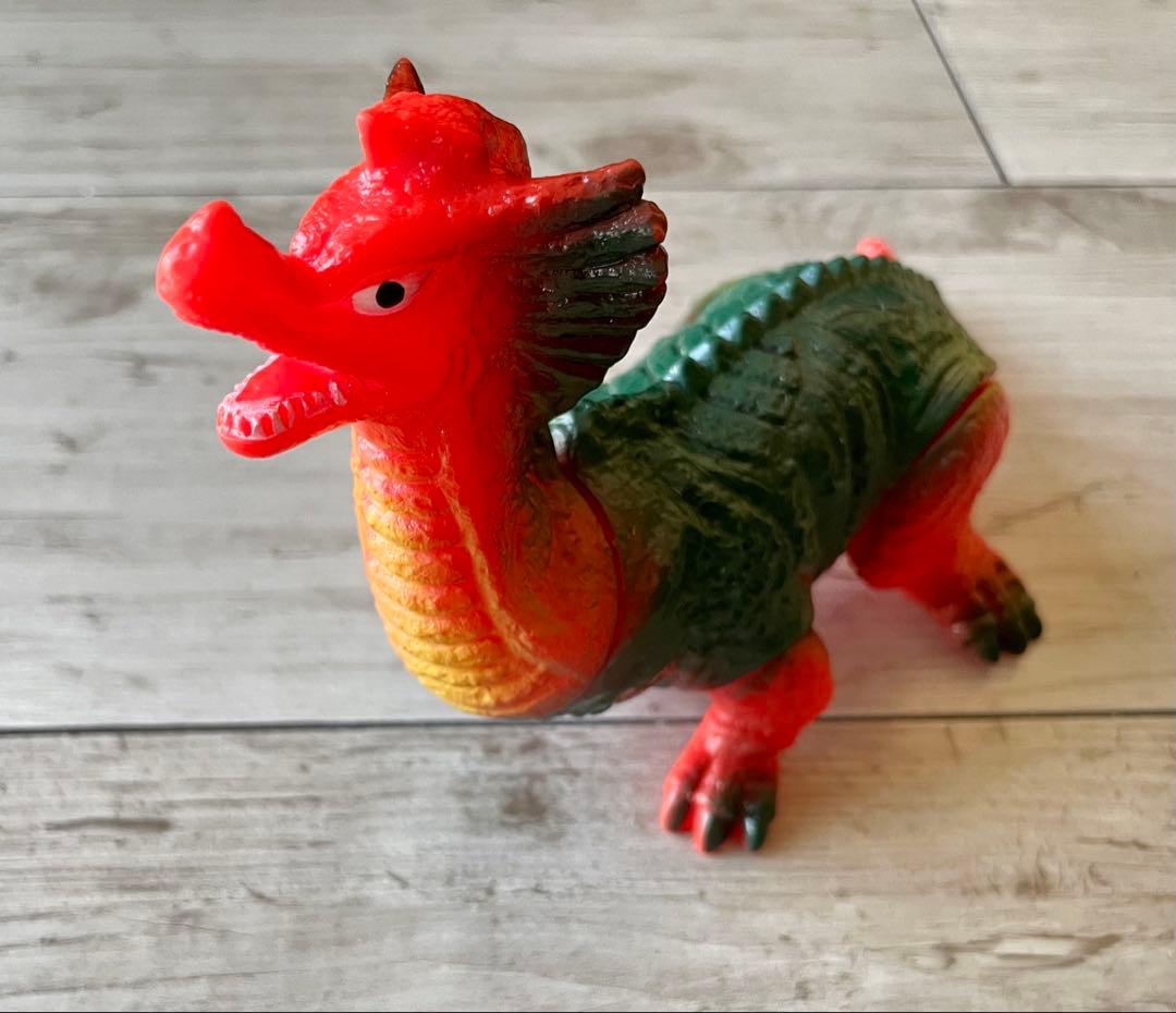 リッガー ソフビ人形 ポピーキングザウルス極美品マルサンブルマァク