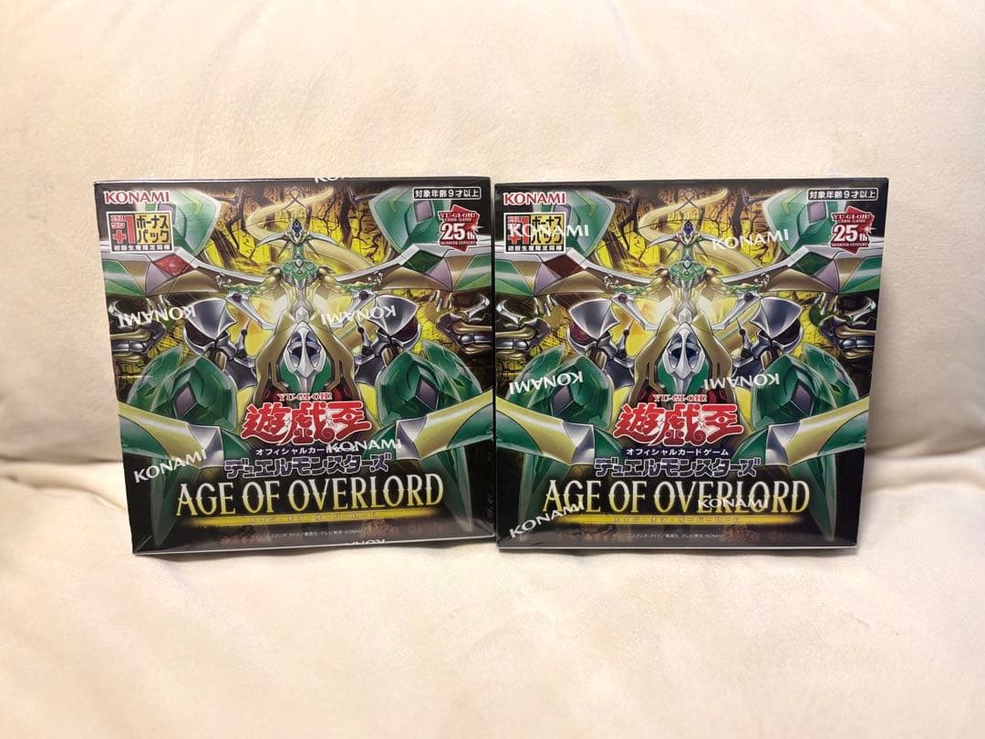 遊戯王 AGE OF OVERLORD 2box