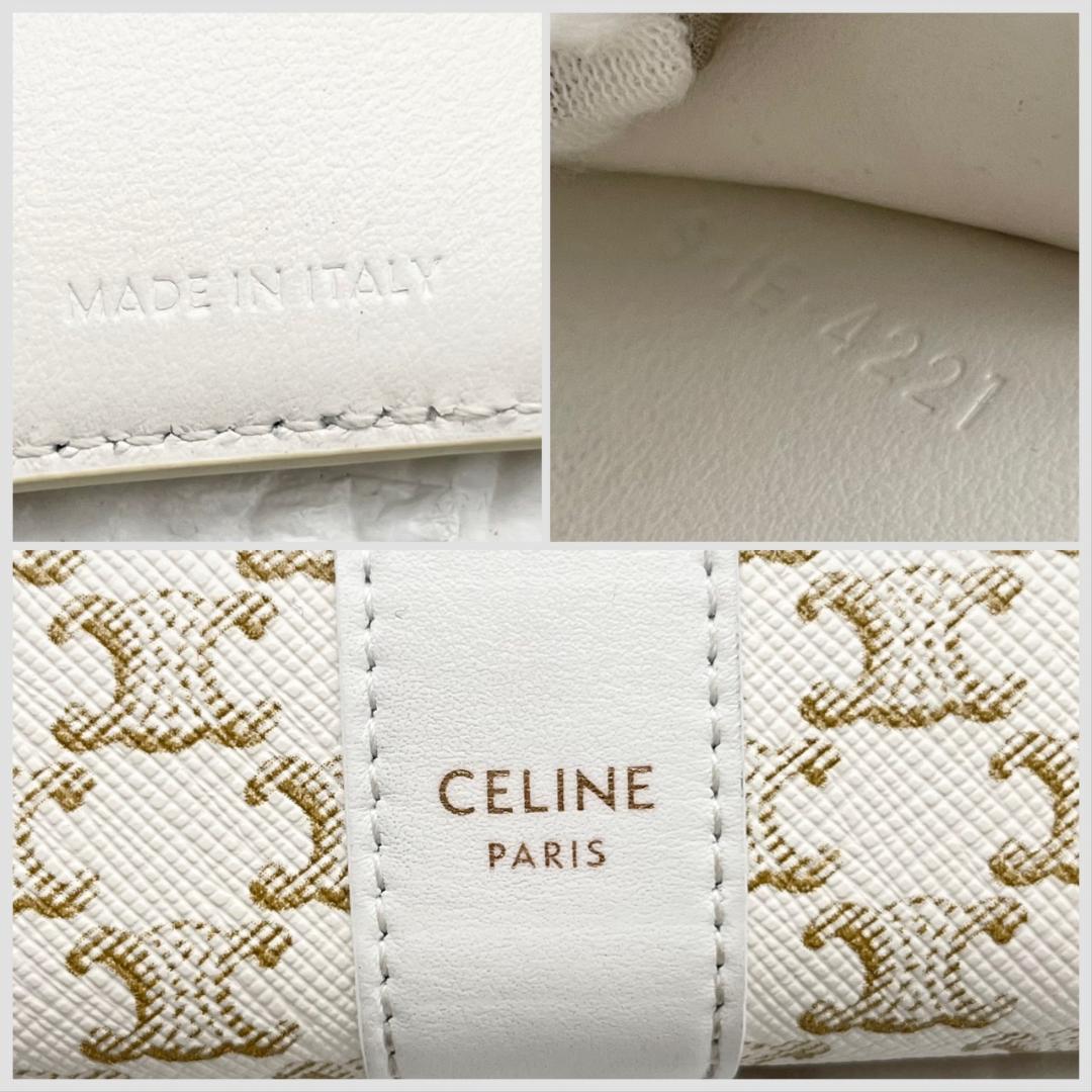 極美品✨セリーヌ 折り財布 トリオンフ スモール トリフォールドウォレット