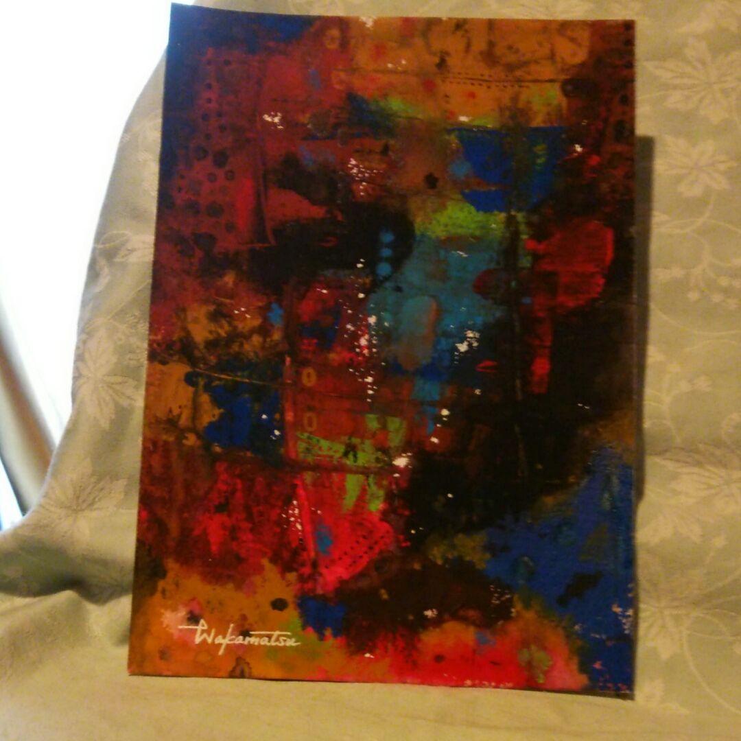 水彩画、メタモルフオーゼNo.2  sm