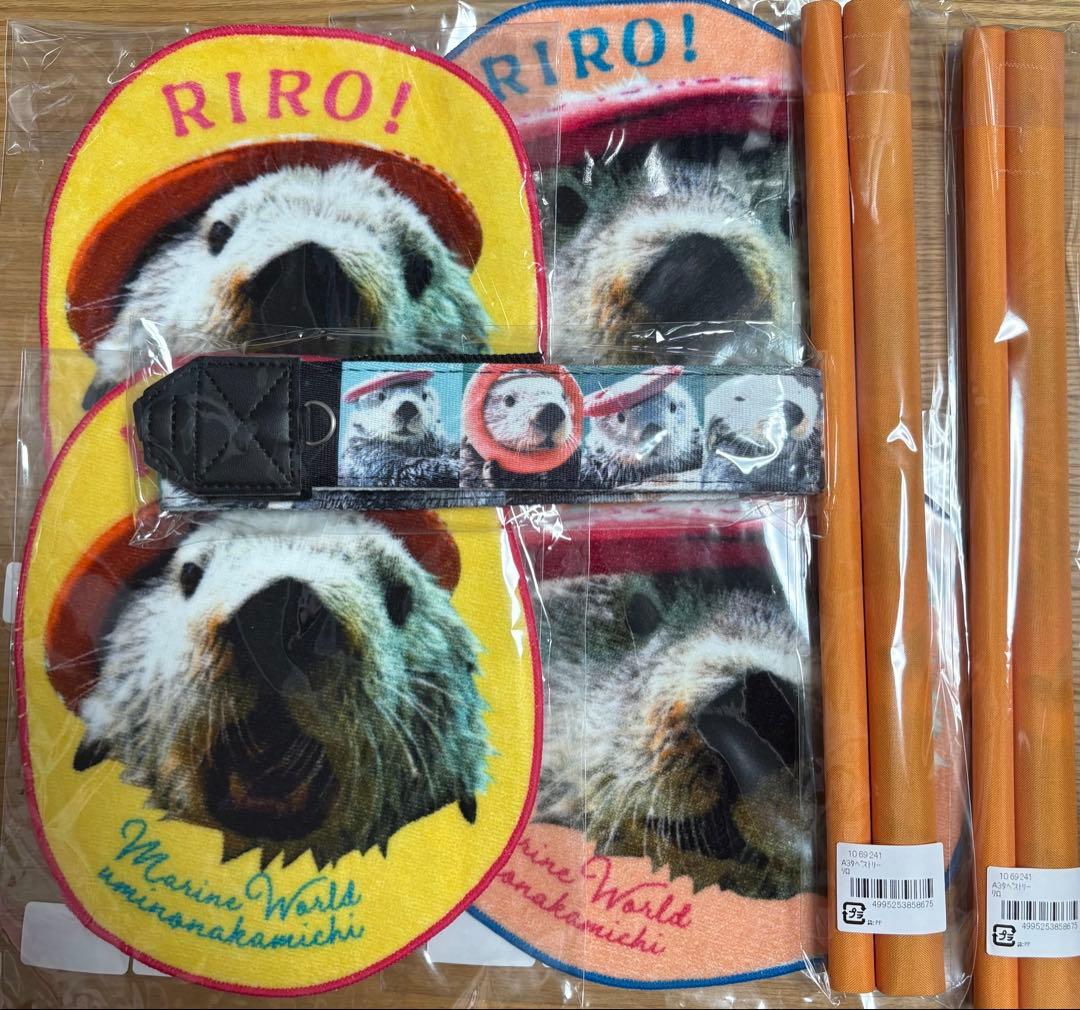 ラッコ　リロ　カメラストラップ　マリンワールド海の中道