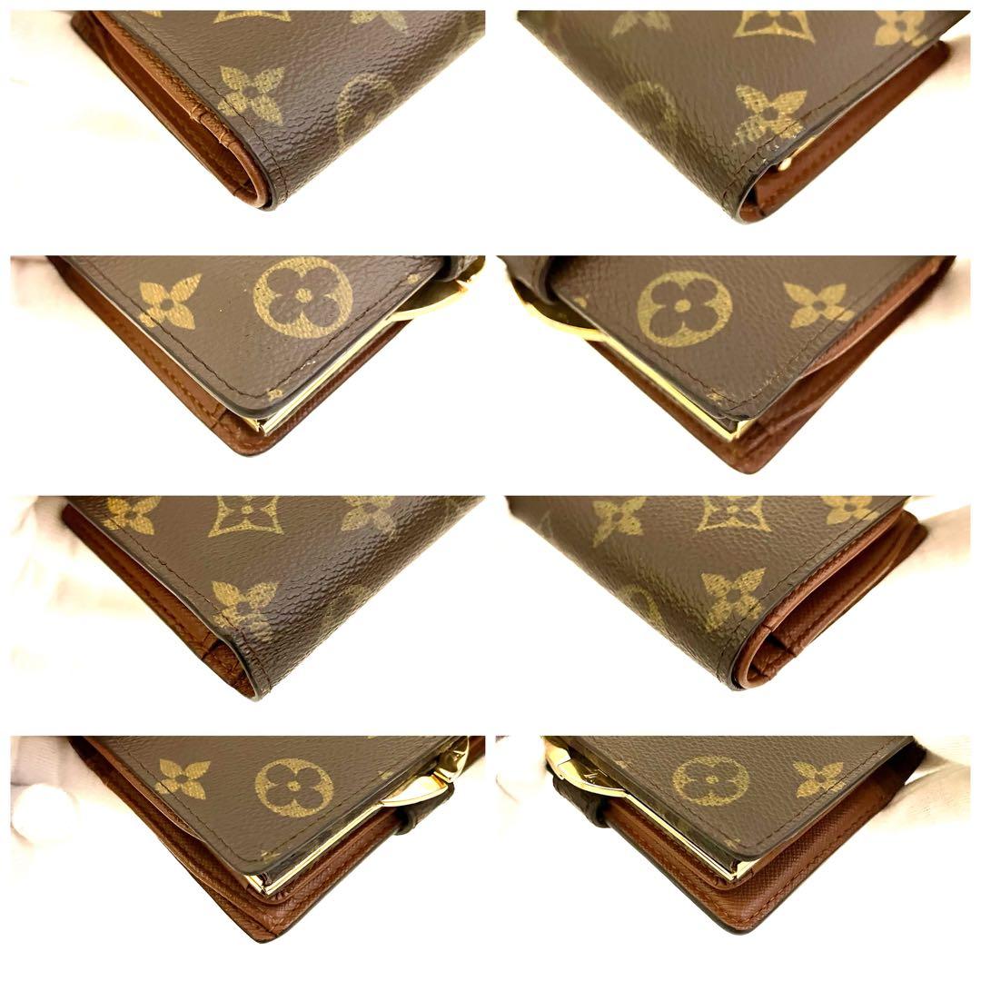 ⭕️ビエ　ヴィエノワ⭕️ルイヴィトンモノグラム　ポルトモネ　がま口財布　二つ折り財布