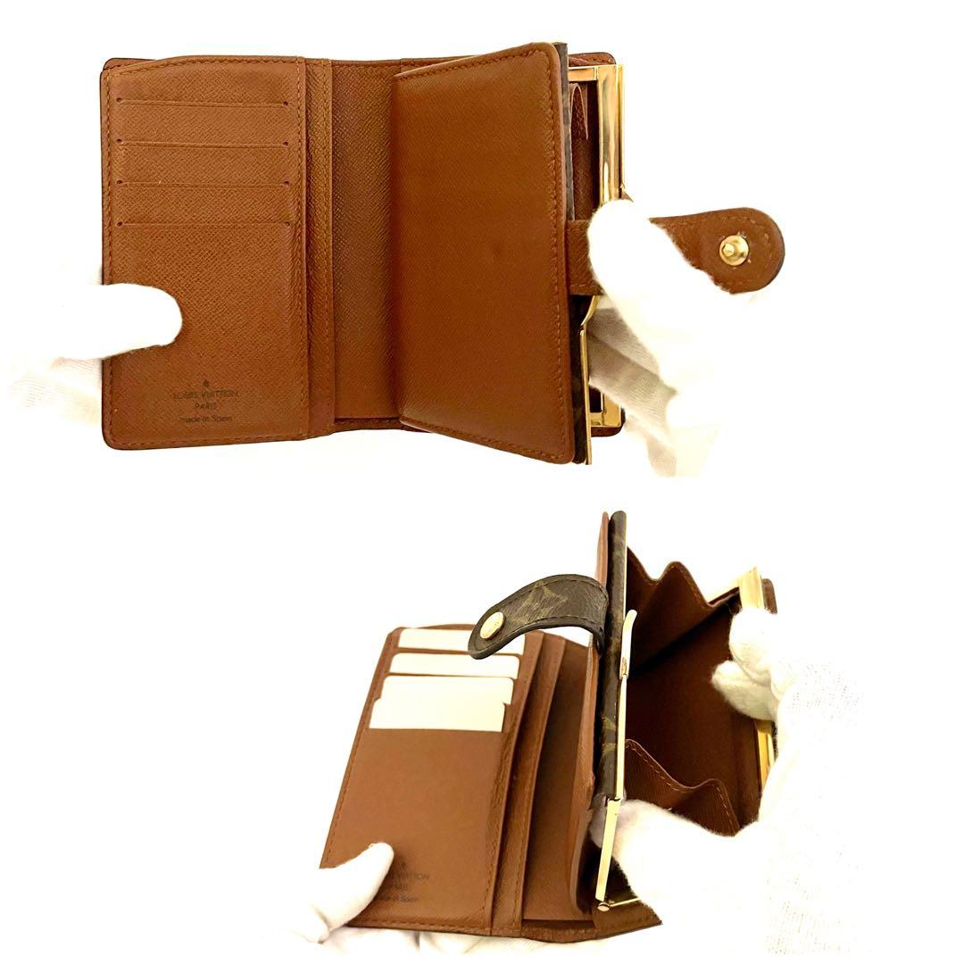 ⭕️ビエ　ヴィエノワ⭕️ルイヴィトンモノグラム　ポルトモネ　がま口財布　二つ折り財布