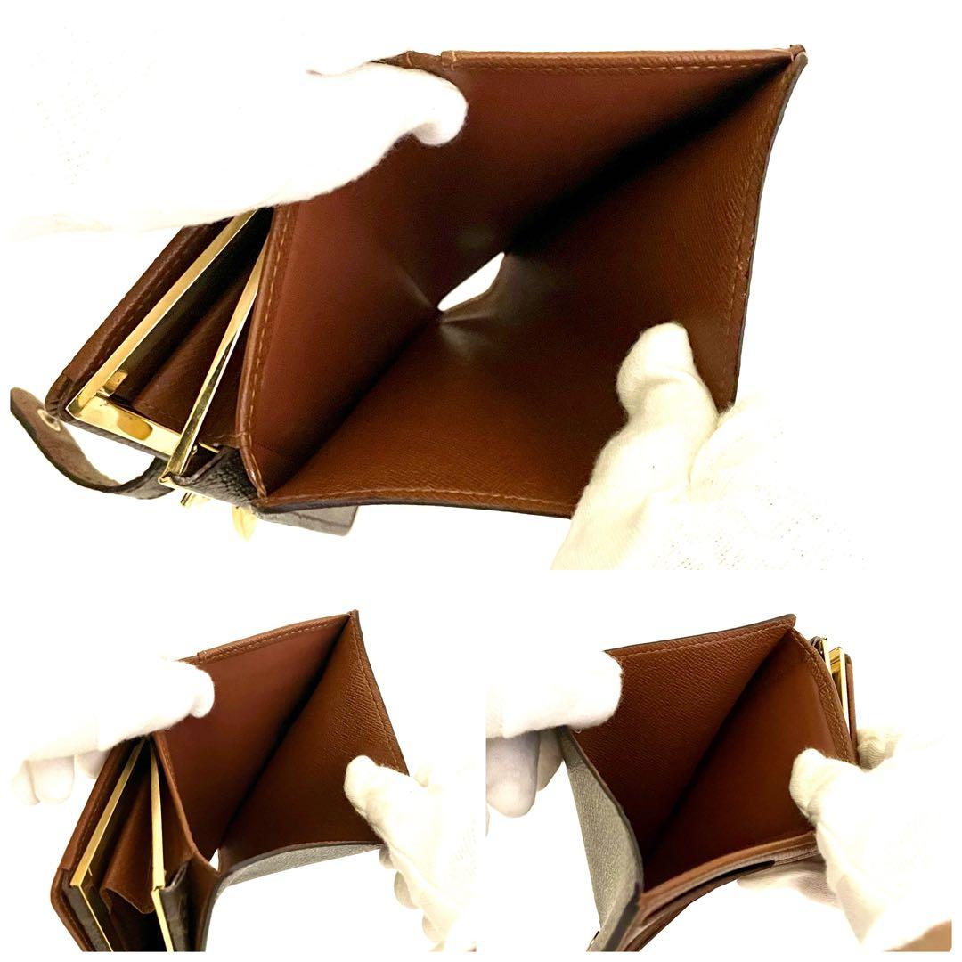 ⭕️ビエ　ヴィエノワ⭕️ルイヴィトンモノグラム　ポルトモネ　がま口財布　二つ折り財布