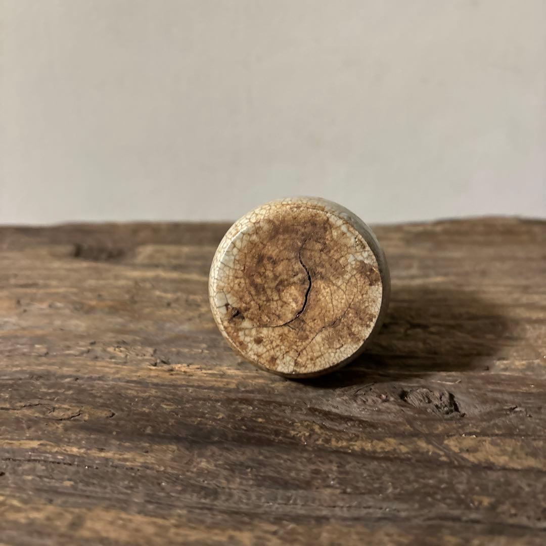 李朝白磁　明器　1点　宝珠 蓮峰　祭器　骨董アンティーク　検:白洲正子