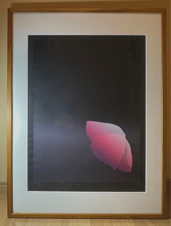 ◆人気芸術家【井上公三】『花びら』シルクスクリーン限定127/110 大サイズ◆