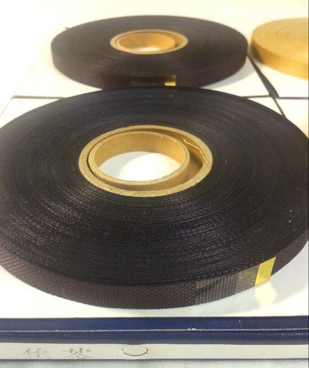 染斜子テープ 4個セット(金茶×2・焦茶×2) 8mm幅 × 54m巻