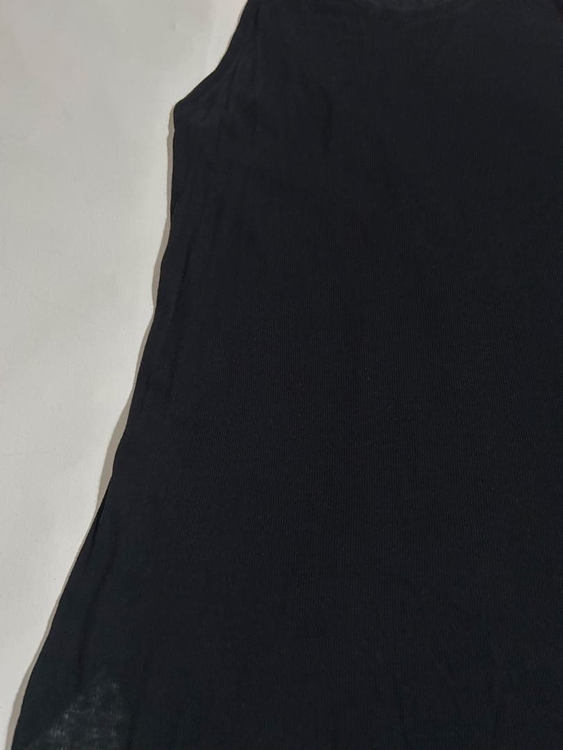 アンドゥムルメステール コットンカシミヤ リブタンクトップ ノースリーブ メンズ