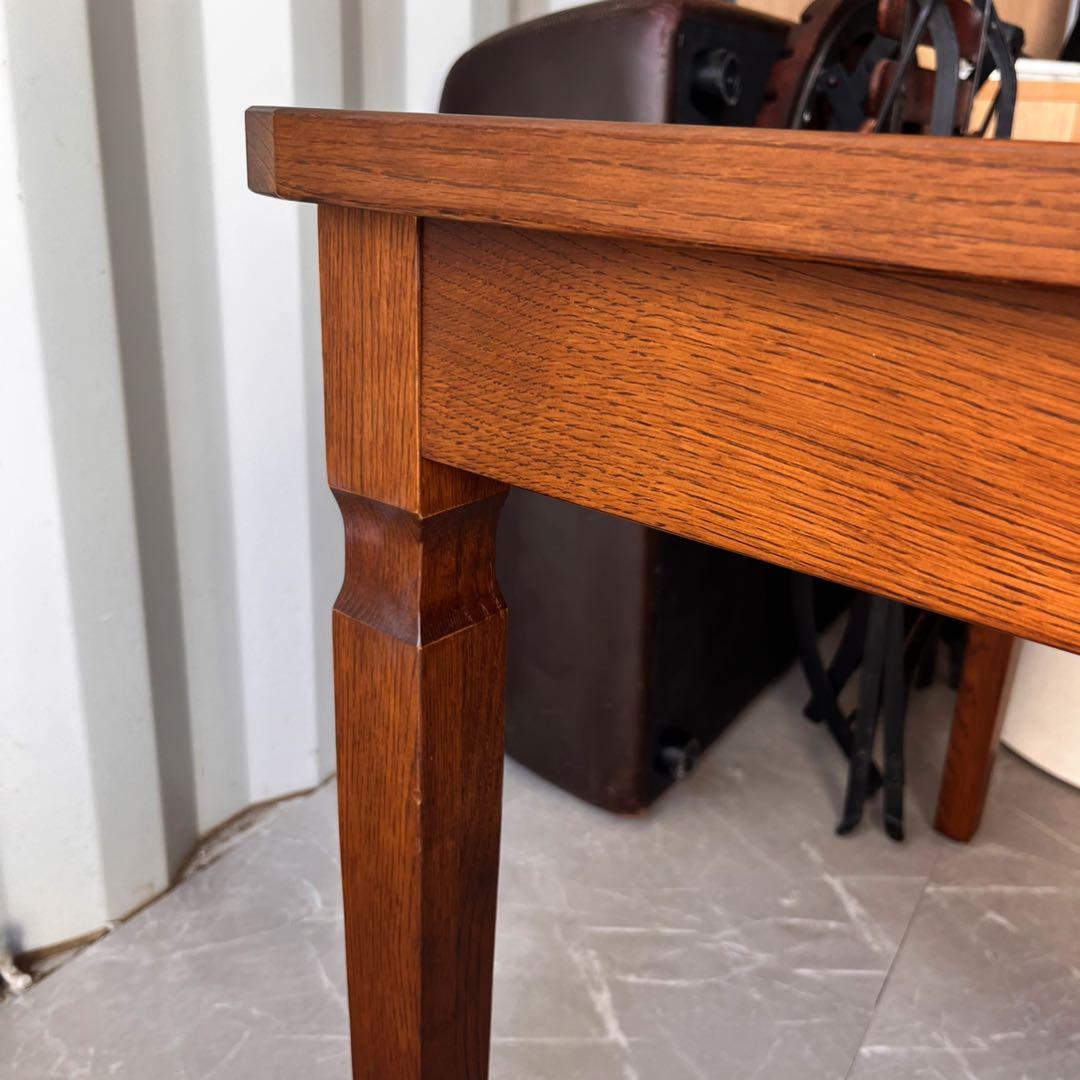 取付無料！葉山家具 北欧風天然木おしゃれアンティーク伸長式ダイニングテーブル✨