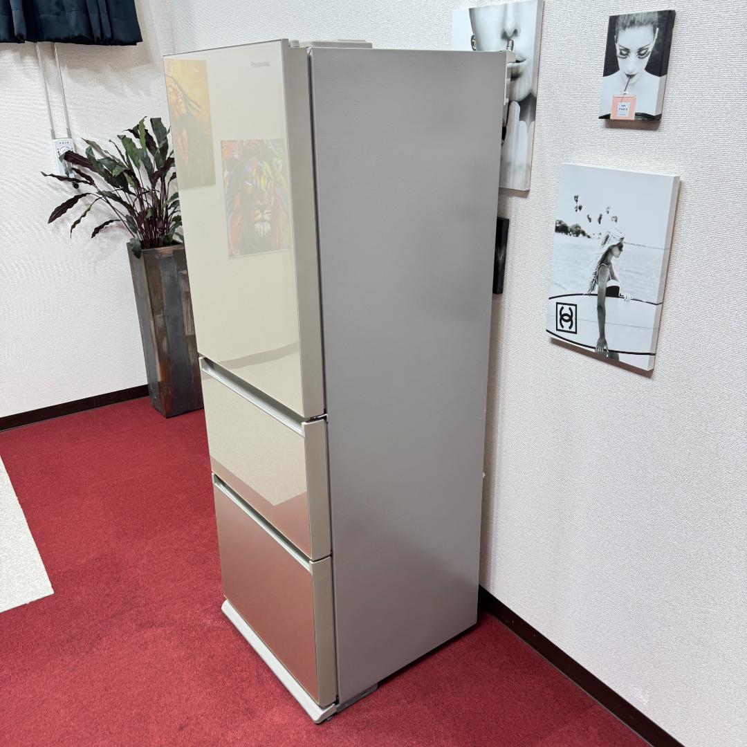 東京23区送料無料　美品パナソニック3ドア冷蔵庫2022年製335L　洗浄済み