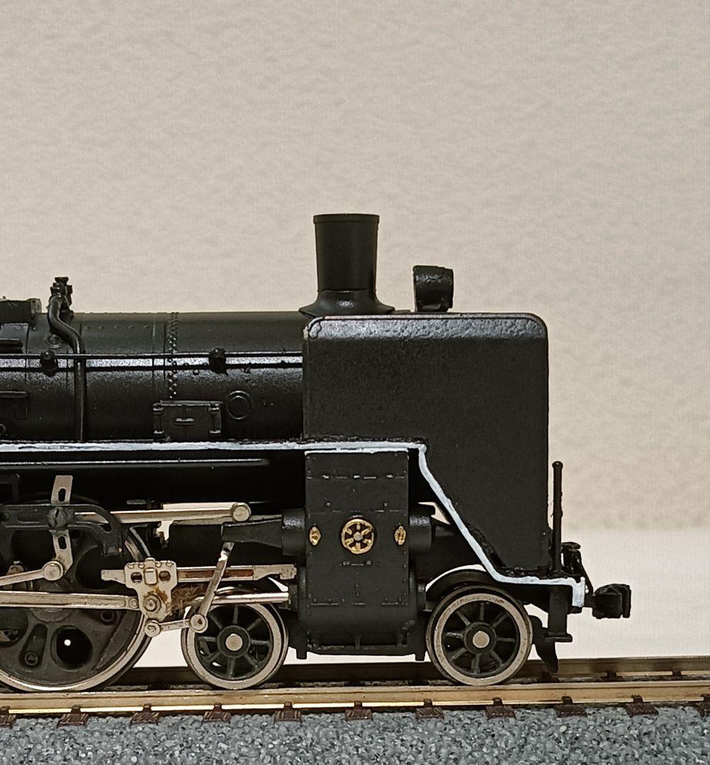 HO、 アダチ Ｃ57蒸気機関車、モーター交換、メンテナンス済