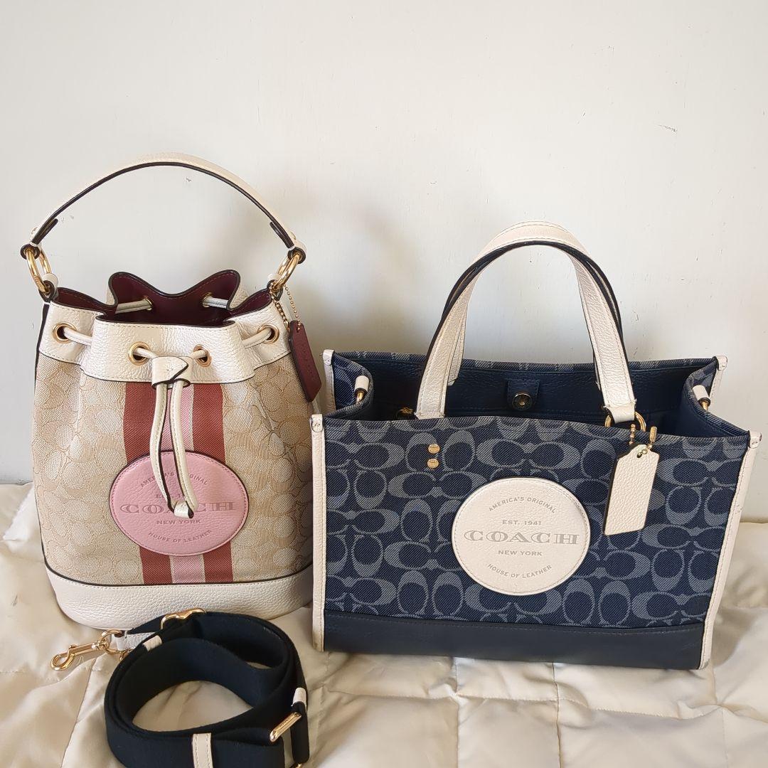 2個☆　COACH　コーチ　デンプシー　ショルダーバッグ　ハンドバッグ　巾着