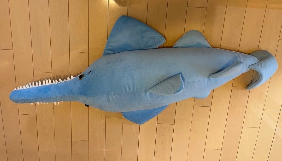 ノコギリエイ　ぬいぐるみ　マクセルアクアパーク品川