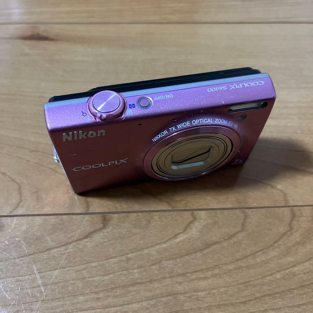 Nikon デジカメ クールピクスs6100 パープル色本体 ジャンク品