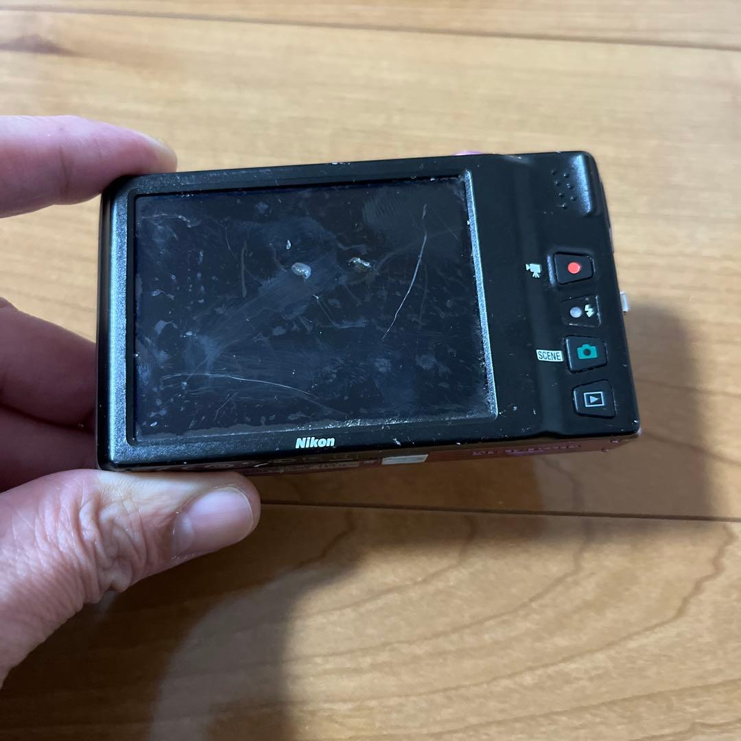 Nikon デジカメ クールピクスs6100 パープル色本体 ジャンク品
