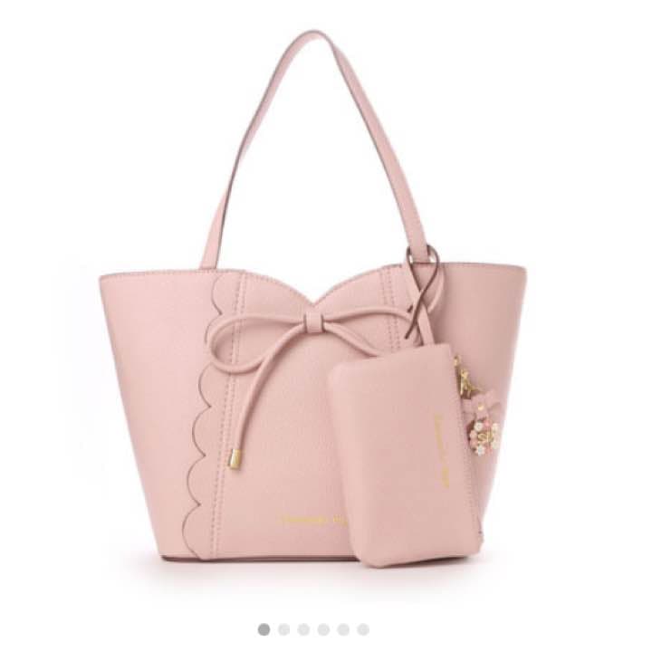 サマンサベガ＊サマンサタバサ＊クローシェ＊ピンク＊ハンドバッグ＊超美品