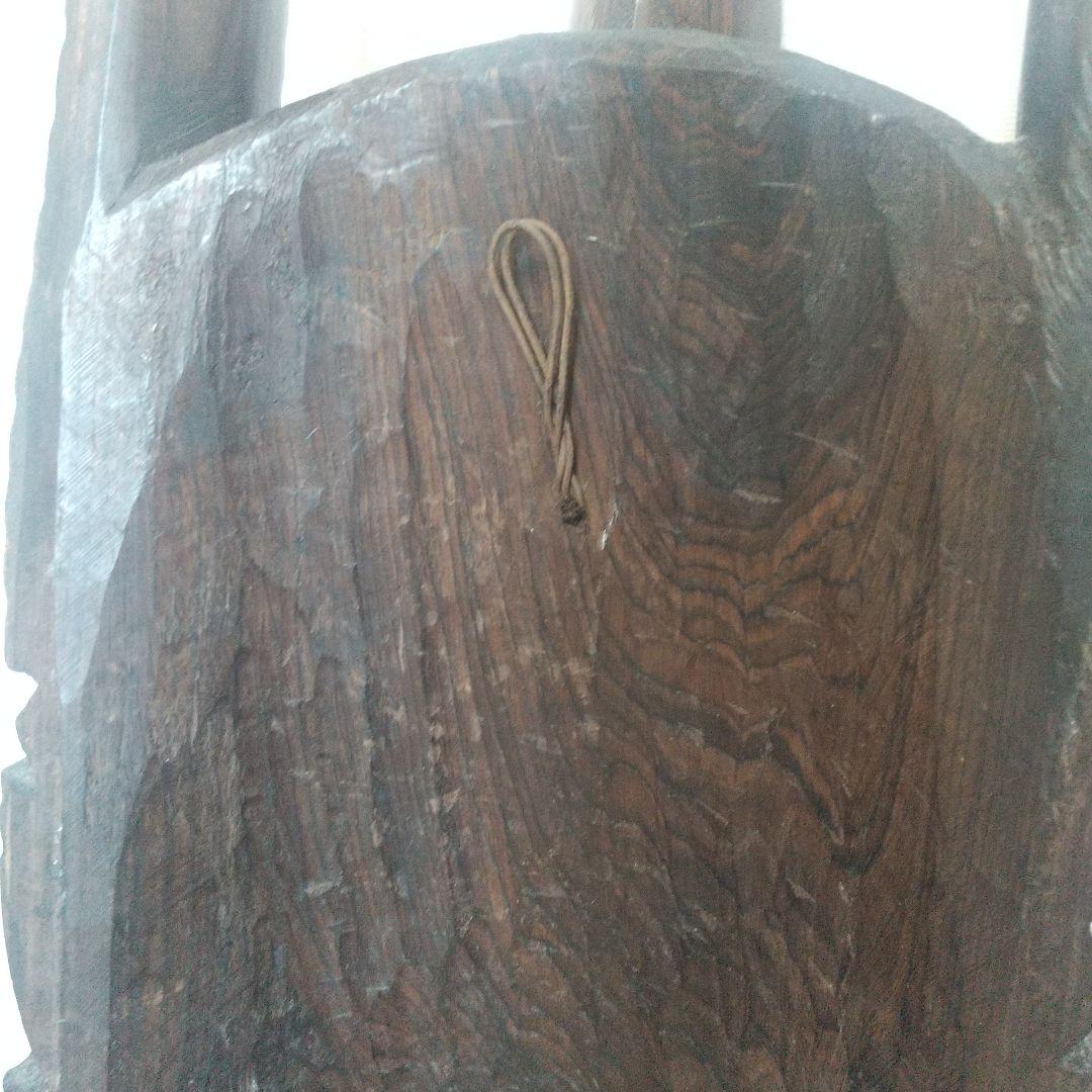 壁飾り 面 セネガル国 民芸品 ランプシェード