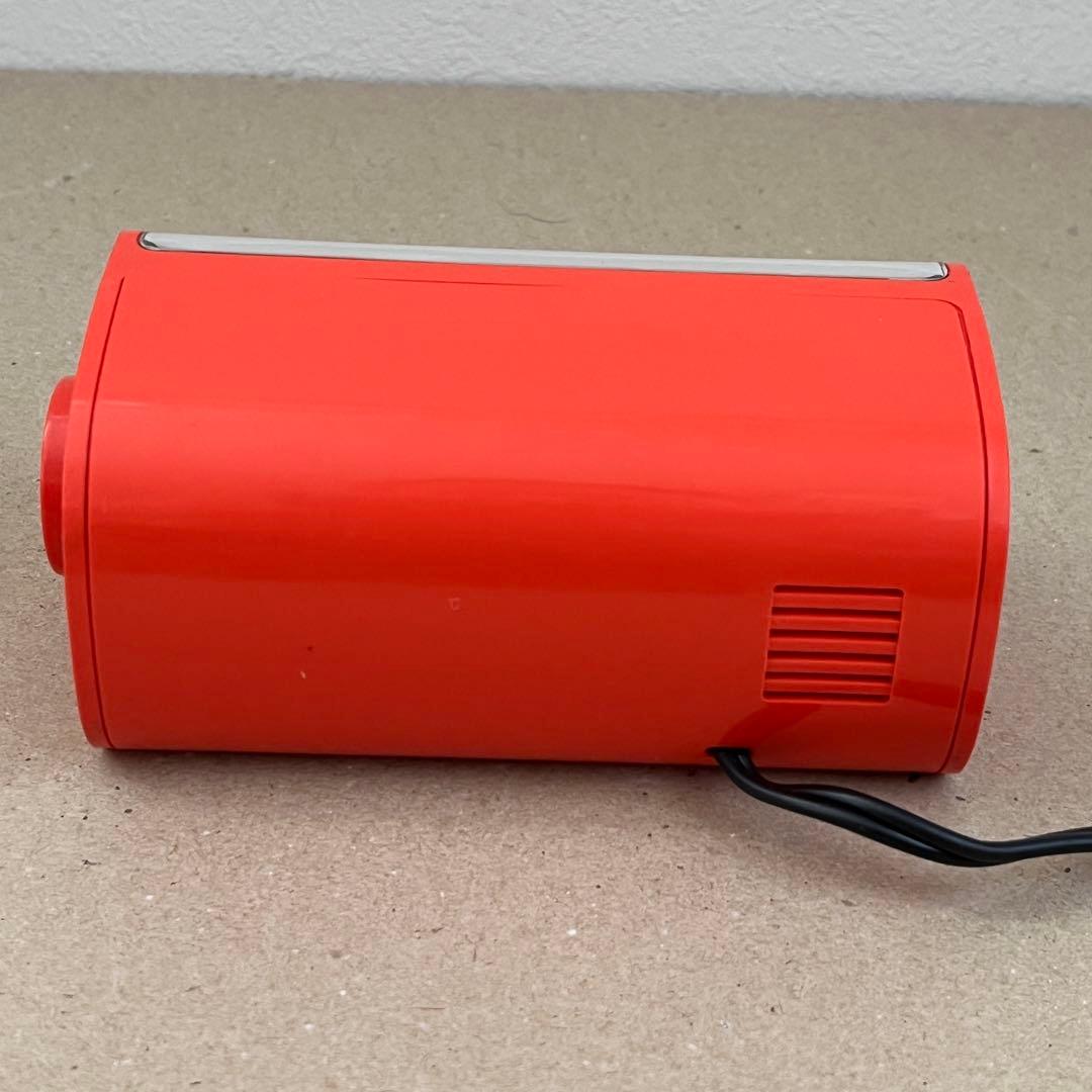 COPAL バタバタ置時計 オレンジ　ほぼ未使用