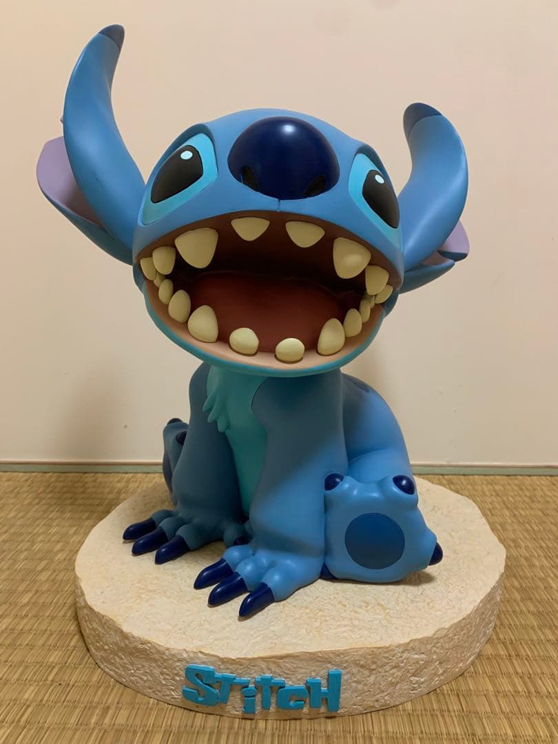 美品 スティッチ 等身大 ビッグフィギュア 当時物