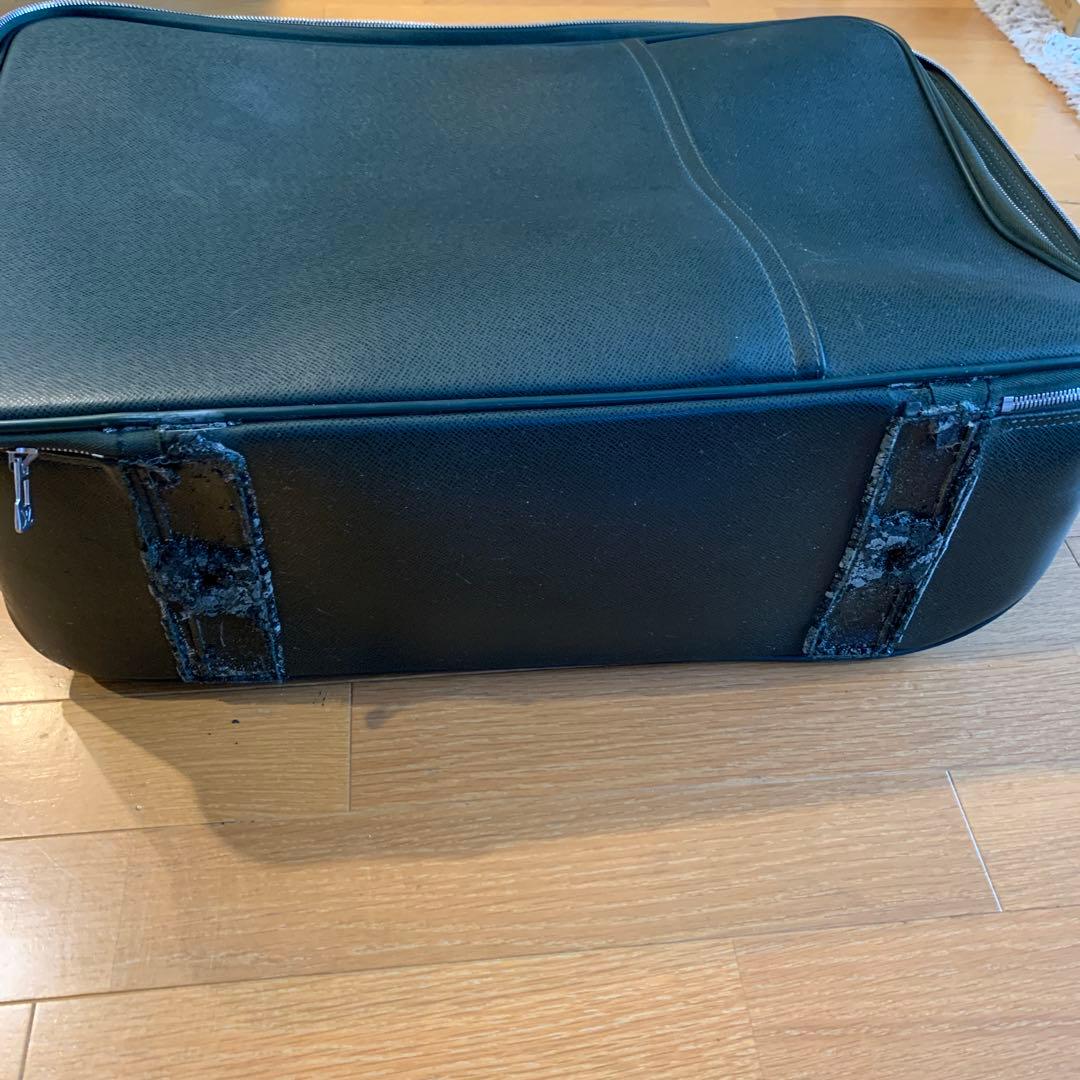 ルイビィトン　グリーン　旅行カート