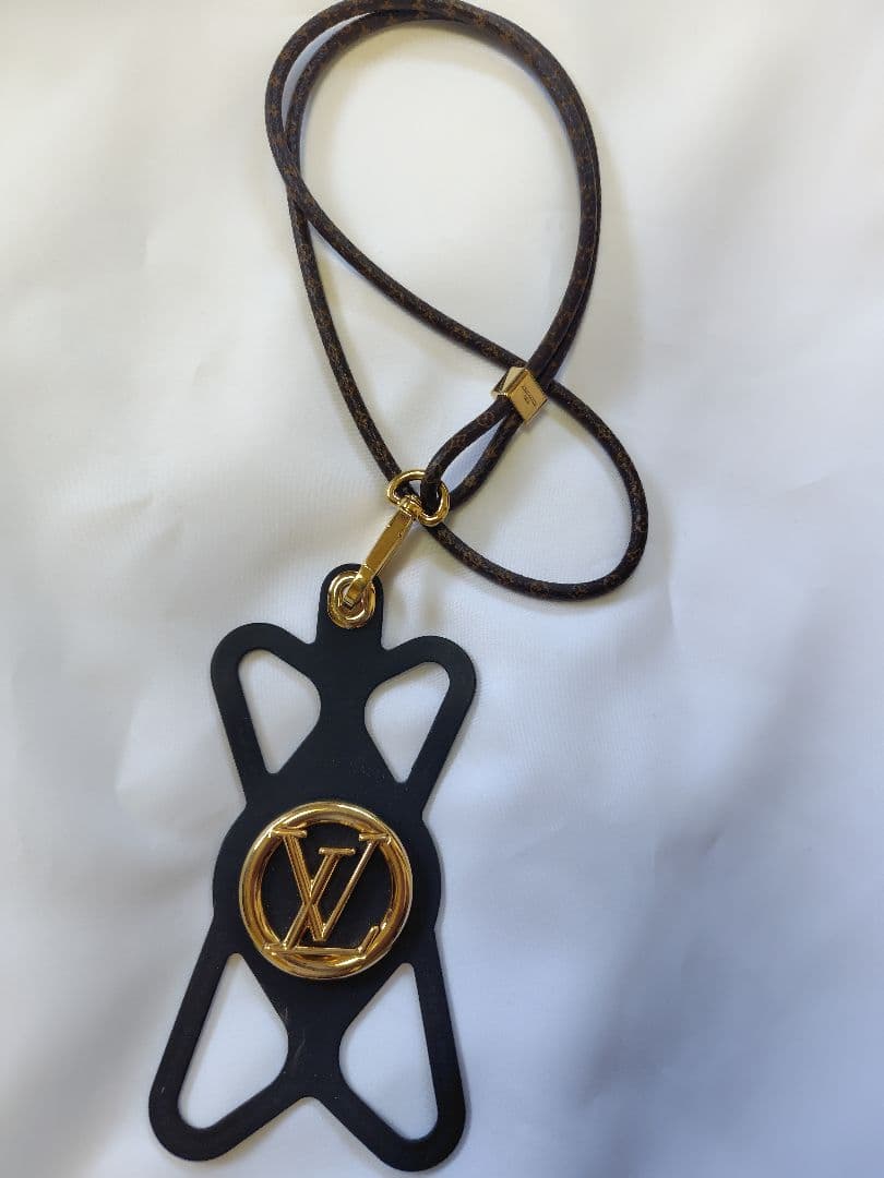 Louis Vuitton ロゴ入りスマホストラップ