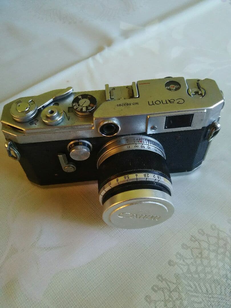 レトロ  カメラセット(望遠  露出計付き)キャノン製
