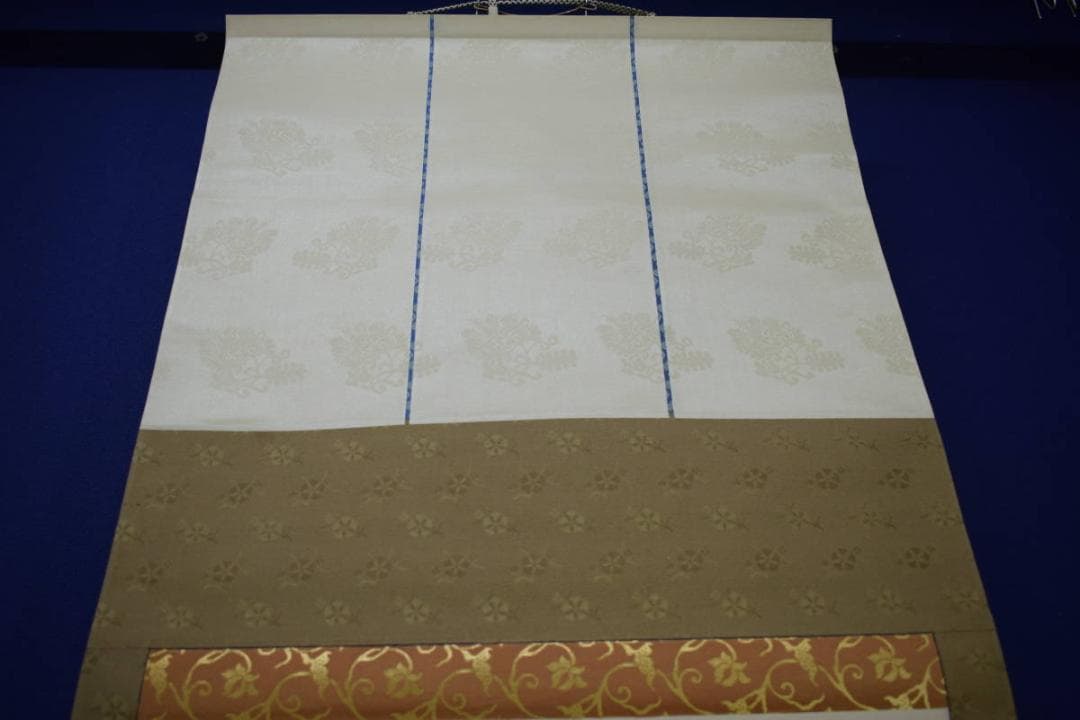 真作/房子/牡丹図/桐共箱付/布袋屋掛軸HJ-393